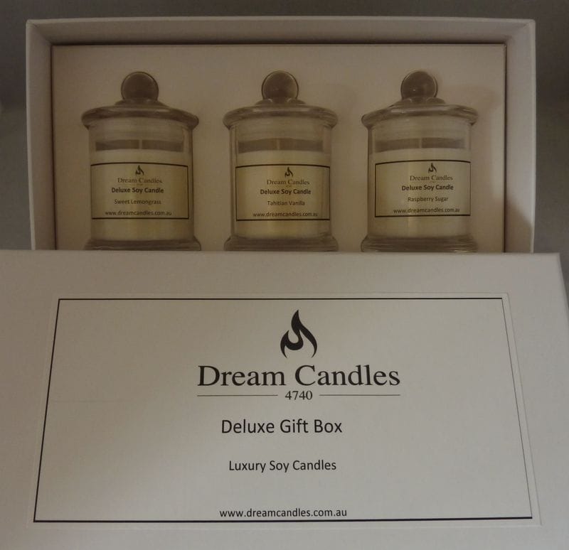 Deluxe Gift Box with Trio of Candles